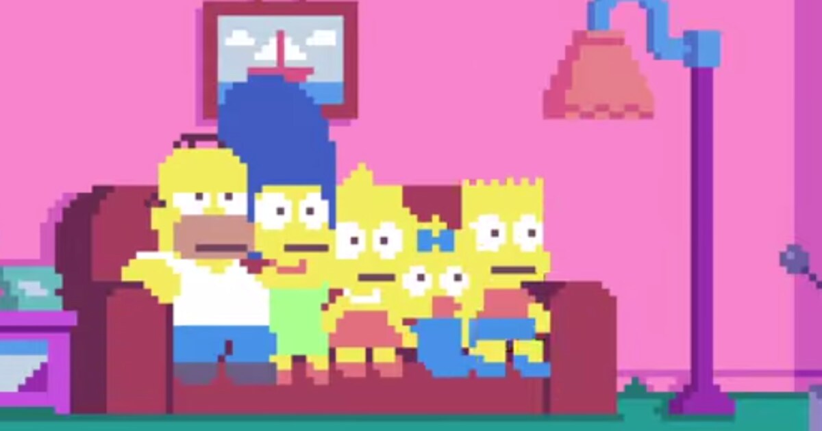 'The Simpsons' in pixel art (filmpje) | Humo: The Wild Site