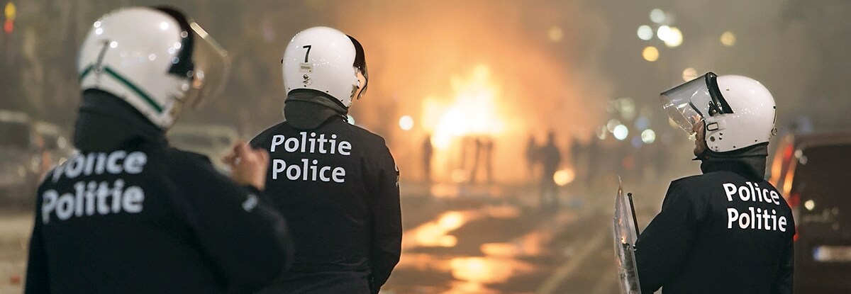 Na de rellen: de noodkreet van de Brusselse politie. '90 procent van ...