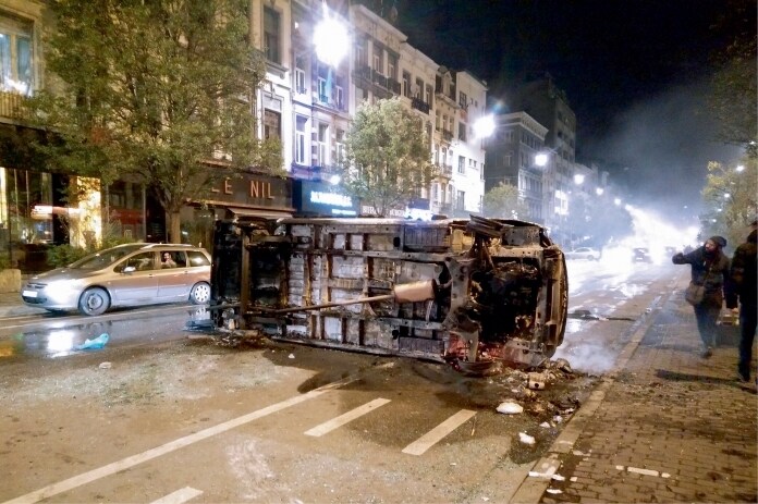 Na de rellen: de noodkreet van de Brusselse politie. '90 procent van ...