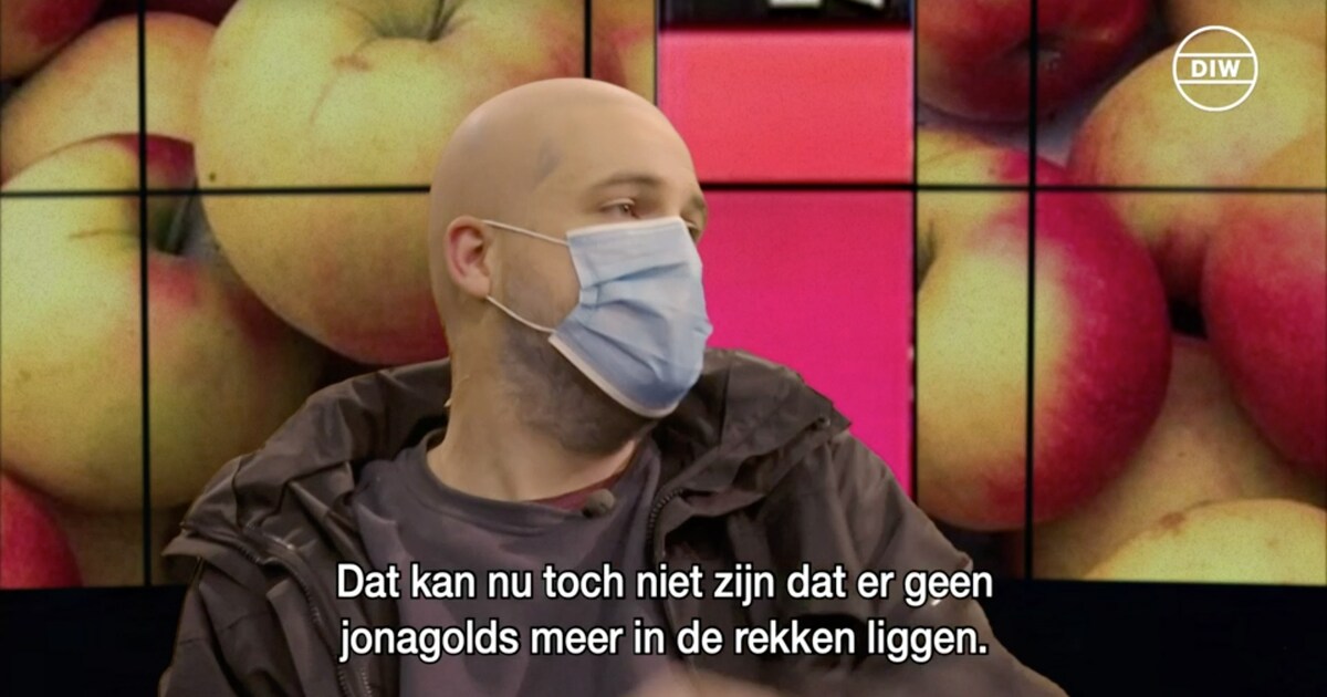Jonagoldman kwam langs in ‘De Afspraak’ ‘Als ik stront wil eten, pak ik wel een Pink Lady