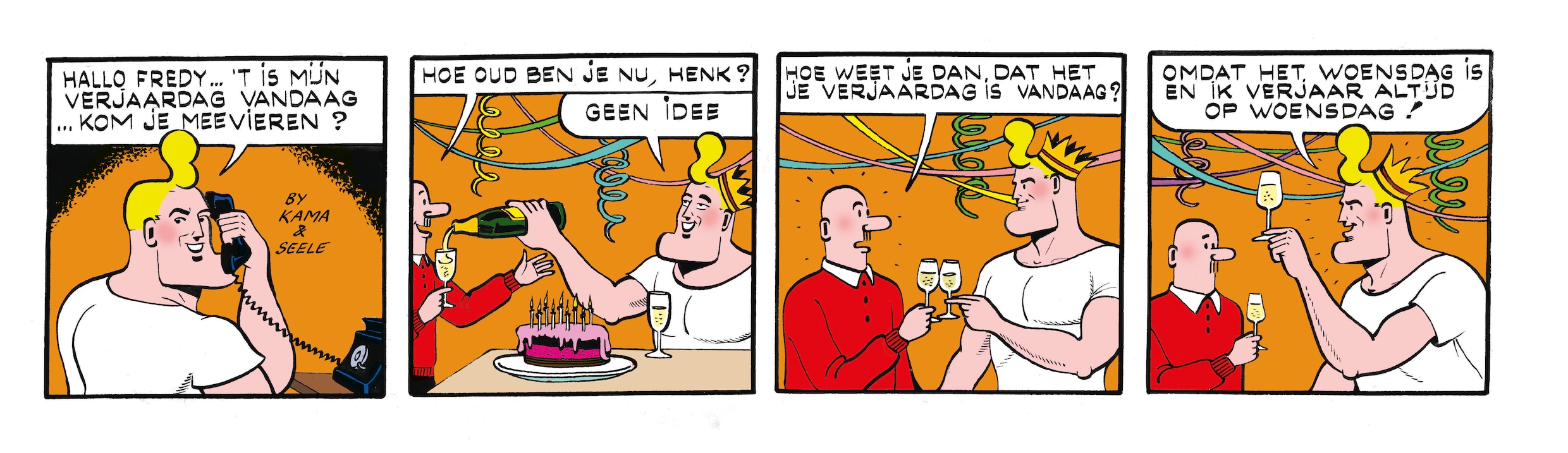 Herr Seele wordt 65 jaar: vier mee met 10 avonturen van Cowboy Henk