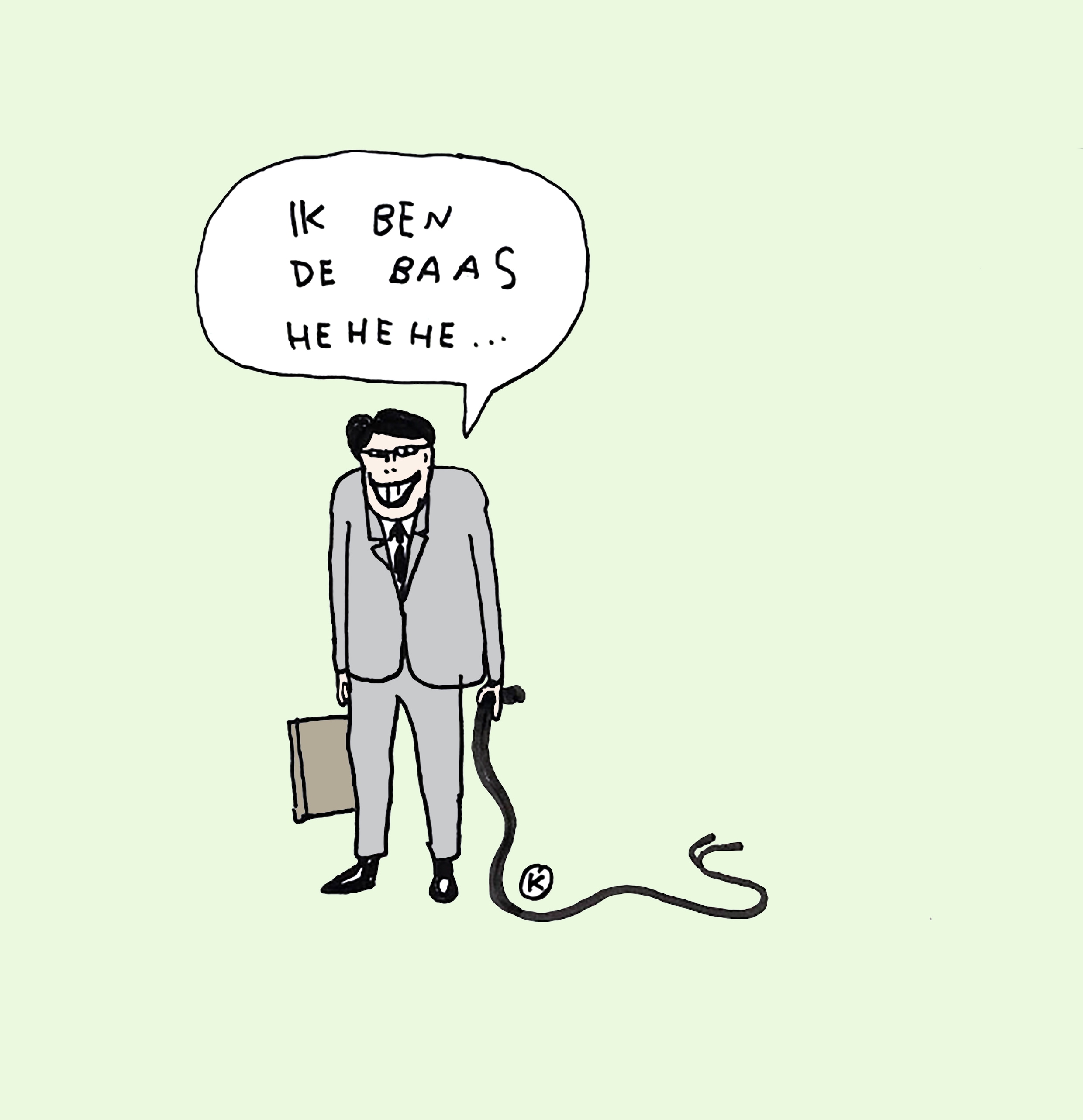 mijn baas moet mij niet