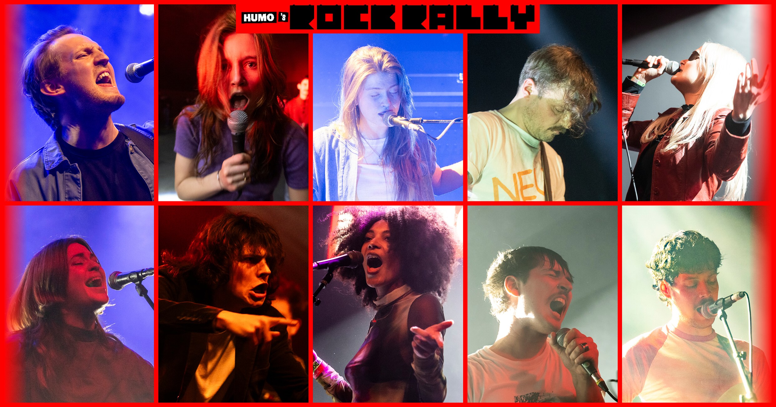 De 10 finalisten van Humo’s Rock Rally 2024 van vallende spelden tot
