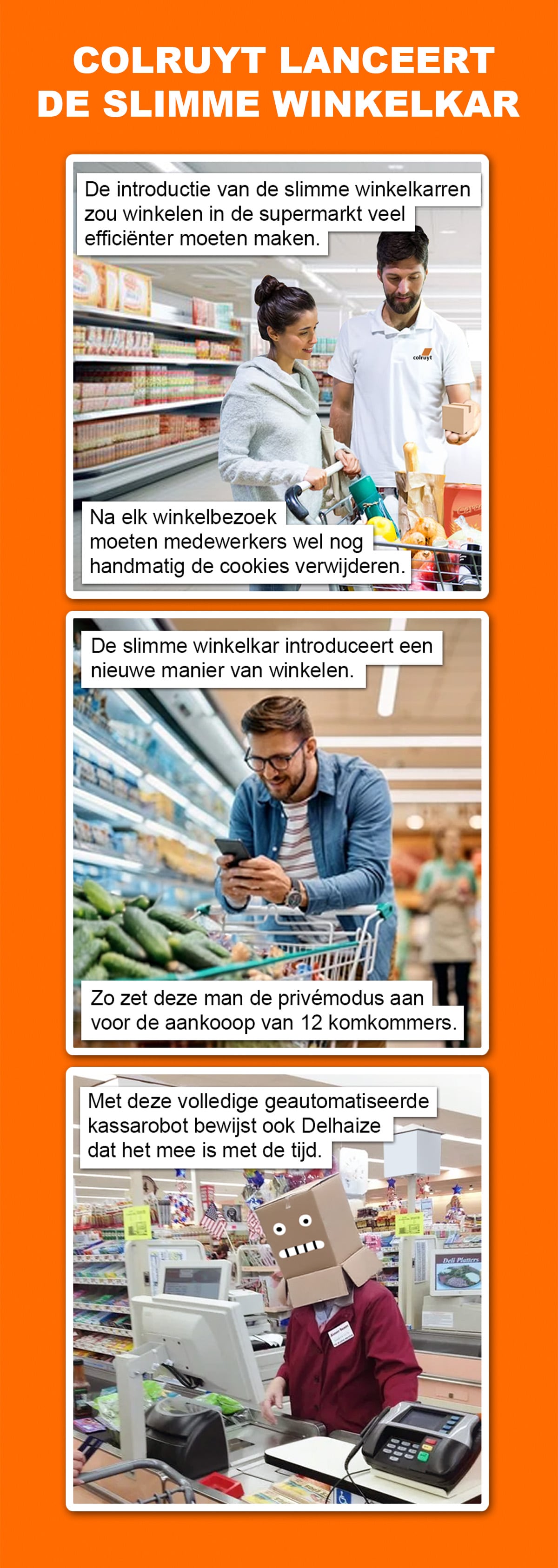 Colruyt introduceert slimme winkelkar mét geheime functie voor ...