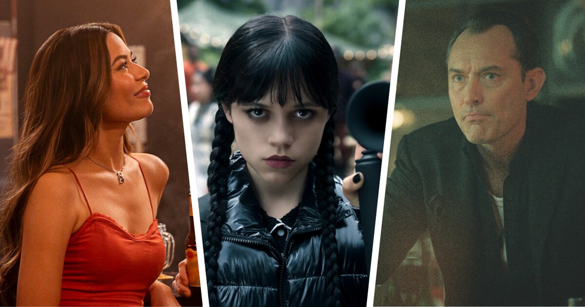 Jude Laws ‘Black Rabbit’ overmeestert ‘Wednesday’ van Jenna Ortega en ...